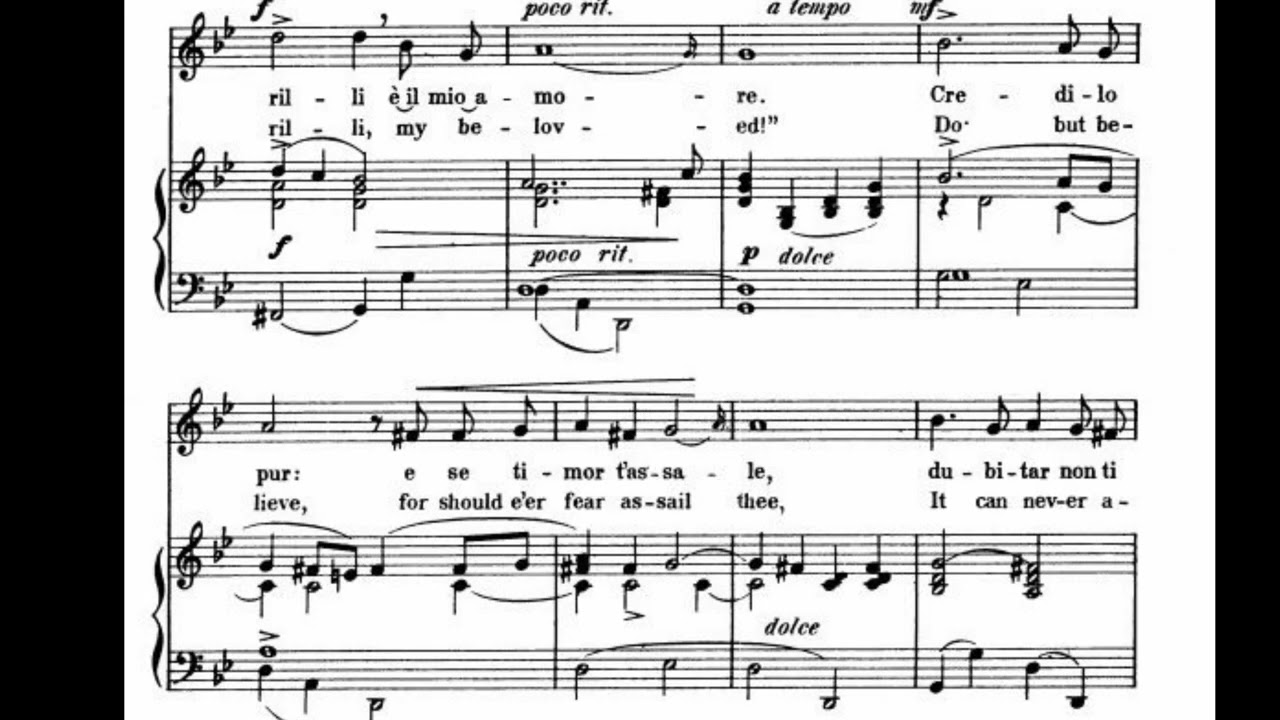 Amarilli, mia bella｜伴奏（g moll）｜橋本篤彦 作成 Piano Accompaniment