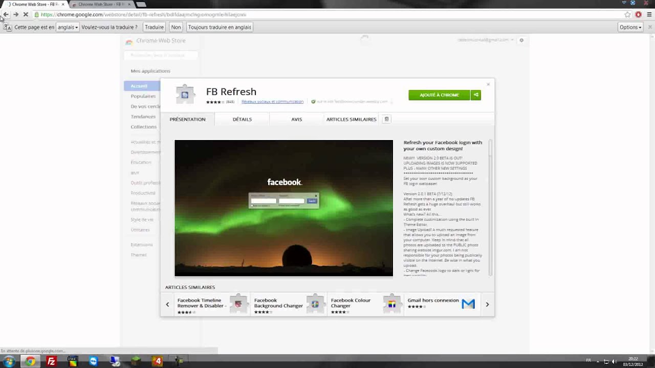 [TUTO] Changer la page d'accueil de facebook - YouTube