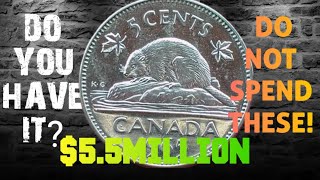 Top 2 Super Rare Canada 5 Cents Valuable Canadian Nickels You Need to Find These Are Worth millions!