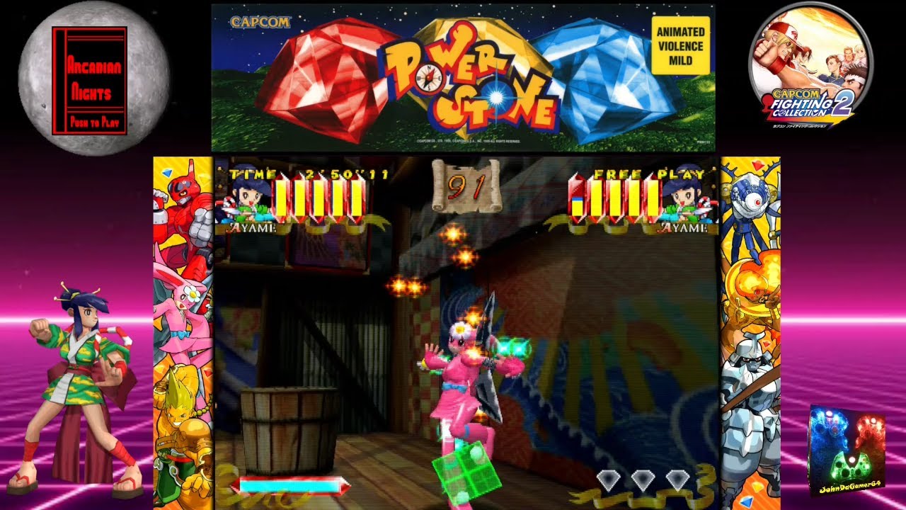 The Legend of the Great Pink Kunoichi | CFC2: Power Stone | Arcadian Nights | Ayame Playthrough