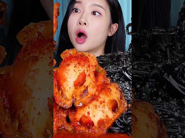 매운갑오징어찜 ???????? 꾸덕꼬숩 먹물크림파스타 ???? 먹방! Spicy Braised Cuttlefish & Squid Ink Cream Pasta