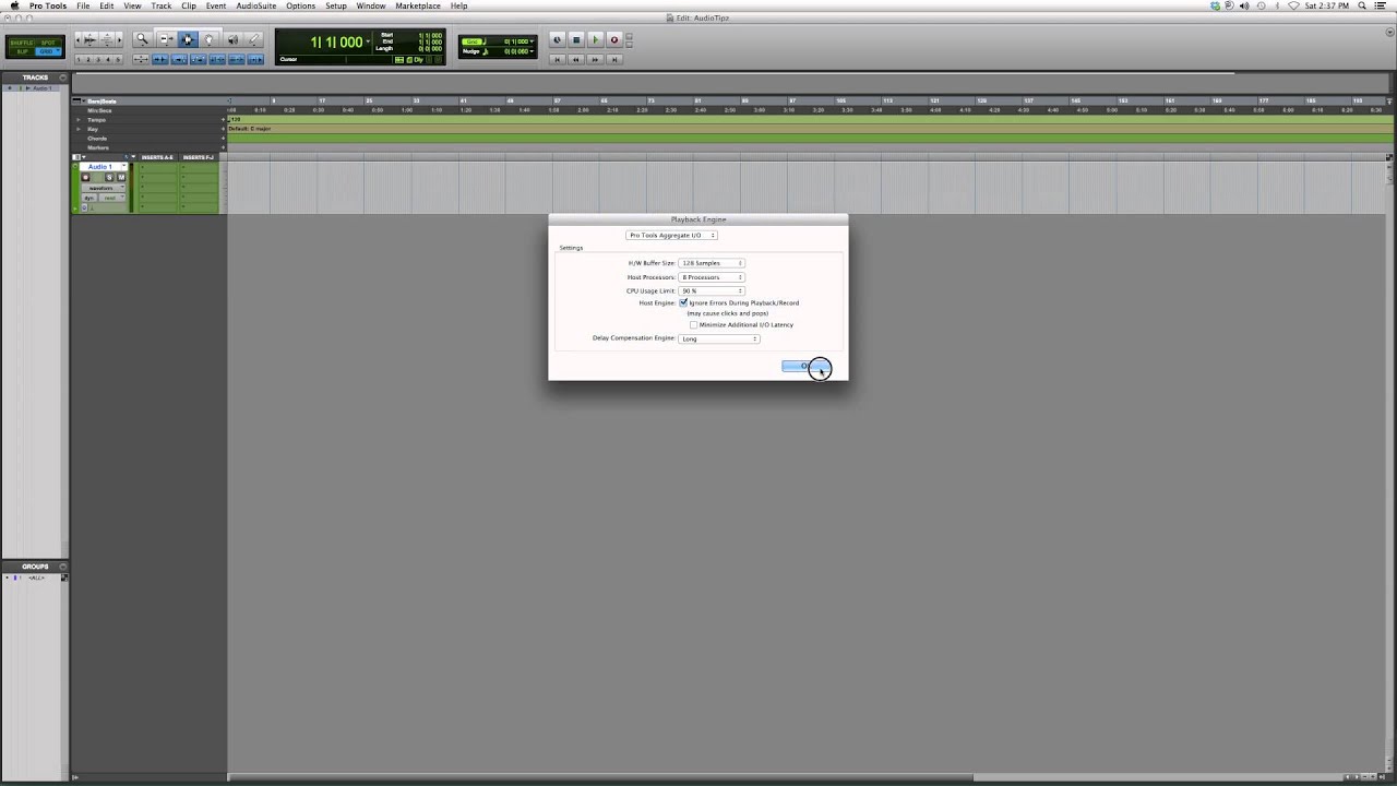 23 Changing Output Settings In Protools