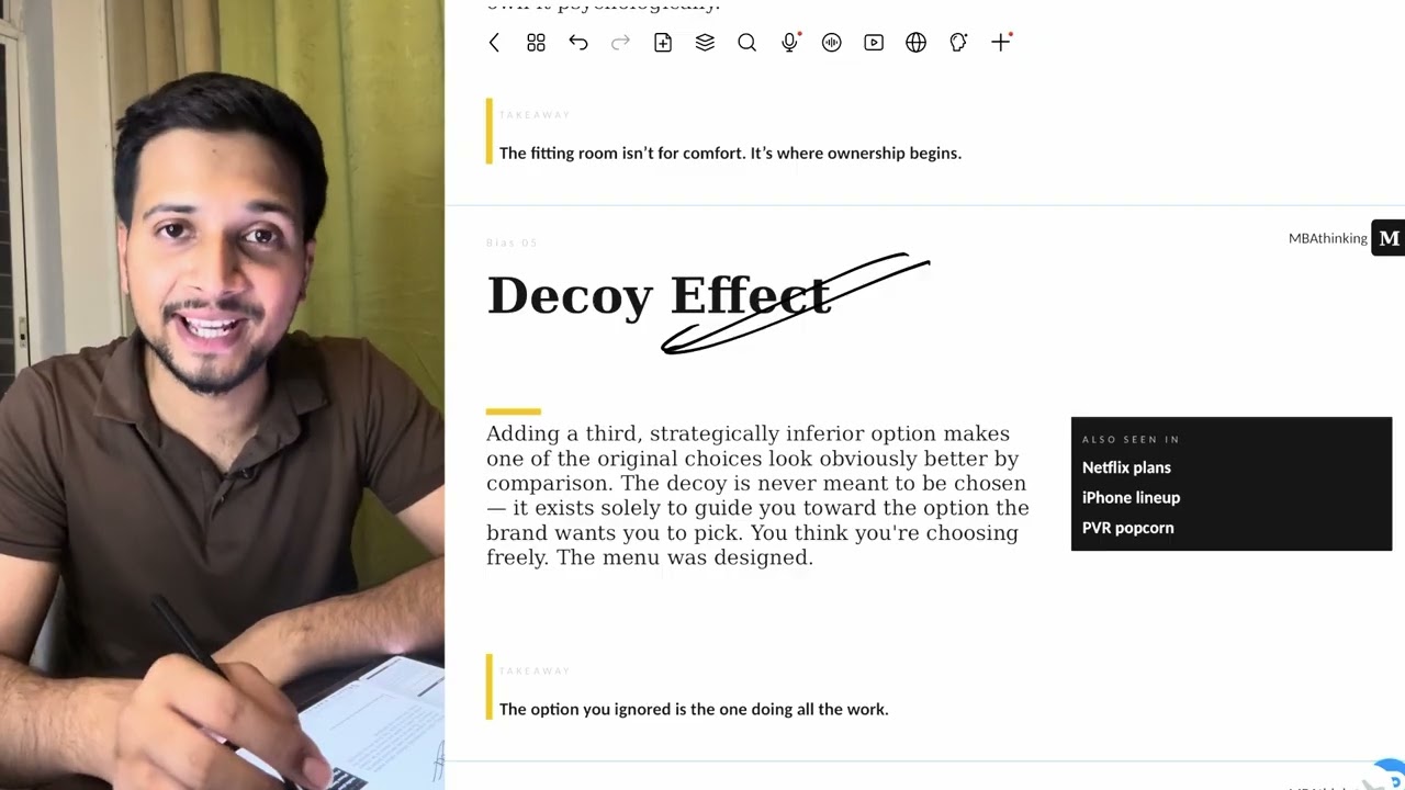 Self MBA Marketing Module - Cognitive Biases P01