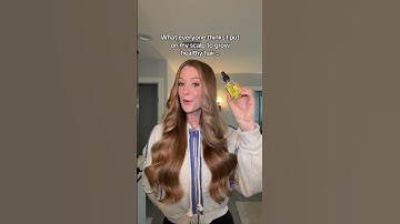 What I actually apply to my scalp for healthy hair growth…