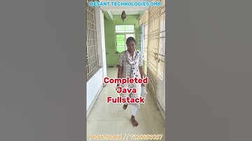 Software Developer with 3 LPA|Join & Get Placements|Besant Technologies OMR #shorts #ytviral #job