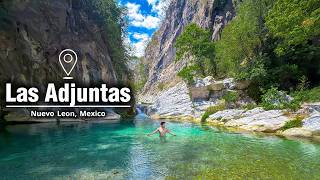 Las Adjuntas: ENCONTRE POZAS TURQUESAS en Nuevo Leon, Mexico