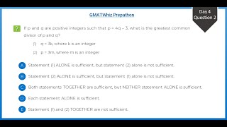 Quant Prepathon - Day 4 Practice Question 2
