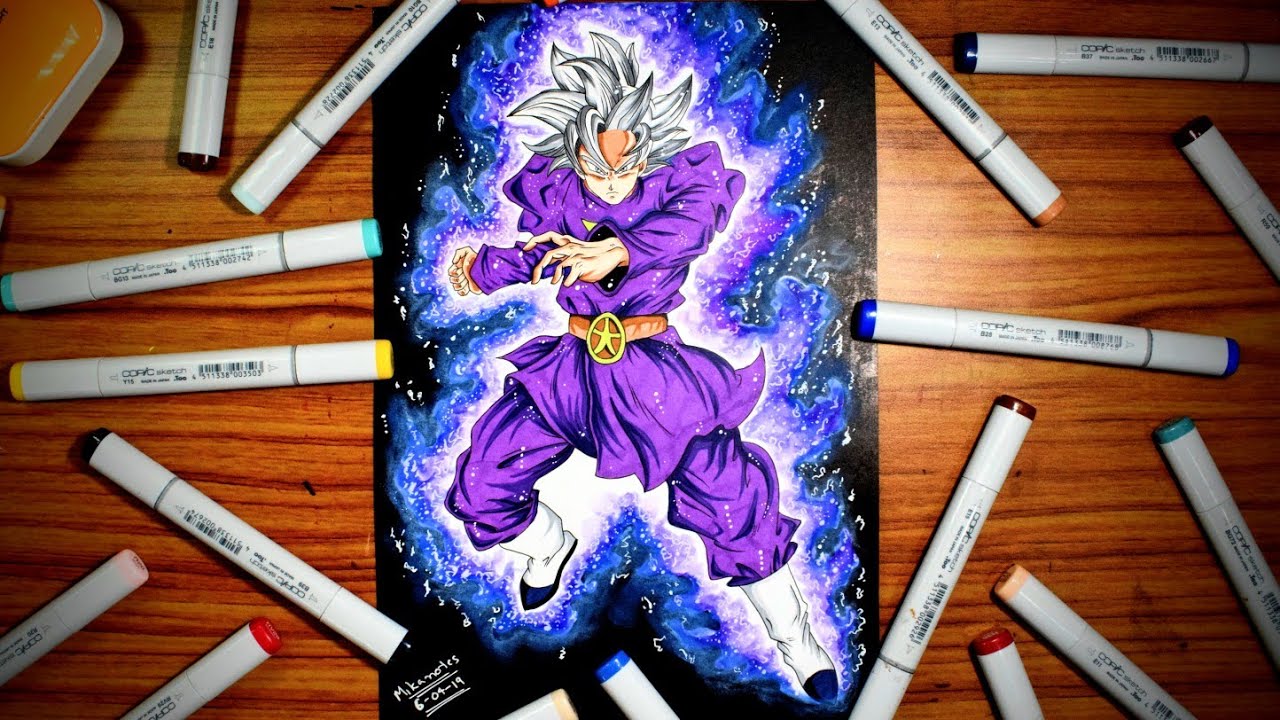 Drawing grand priest goku - dragon ball heroes art