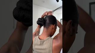 Quick sleek low  bun Tutorial , #youtubeshorts #hairstyleideas #hairhacks #hairstyle