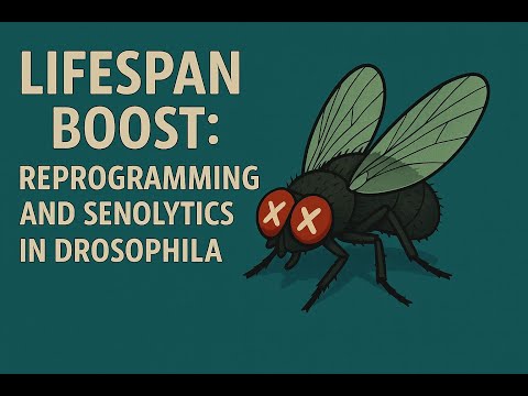 Lifespan Boost Reprogramming and Senolytics in Drosophila