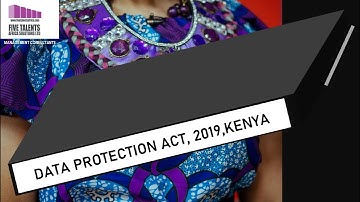 What is Data Protection Act 2019 Kenya?
