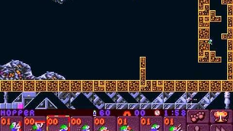 DOS Lemmings 2: The Tribes Space 6 Lunar Olympics