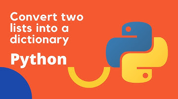 Python: Convert two lists into a dictionary
