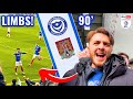 Red card screamer  ref drama as pompey run riot  portsmouth 41 northampton matc.ay vlog