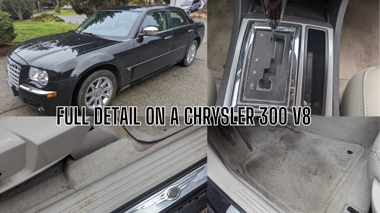 Deep Cleaning a Chrysler 300 Hemi Full Car Detail Lake Stevens Auto Detailing YouTube