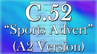 C.52 - Sports Advert (A2 Version) (2014) - Jonathan Shaw