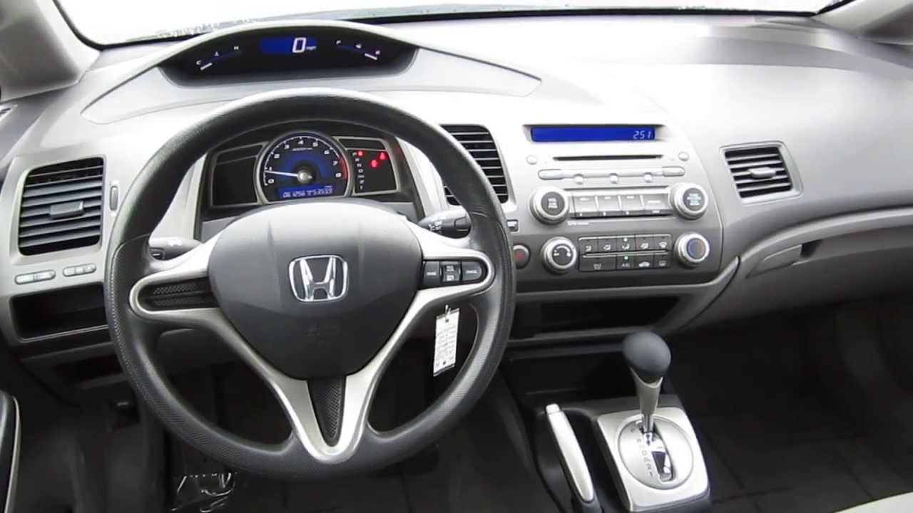 2010 Honda Civic Silver Stock 6533a Interior Youtube