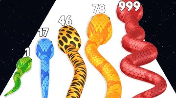 Snake Run Race - Color Math Games (New Big Update! All Snake)