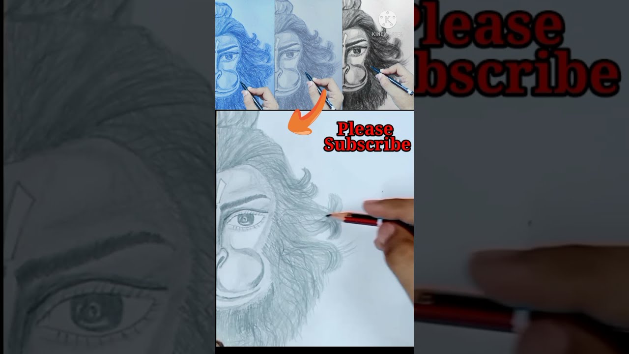 Lord Hanuman Ji Sketch | Hanuman Ji sketch | Fun Art With Akash