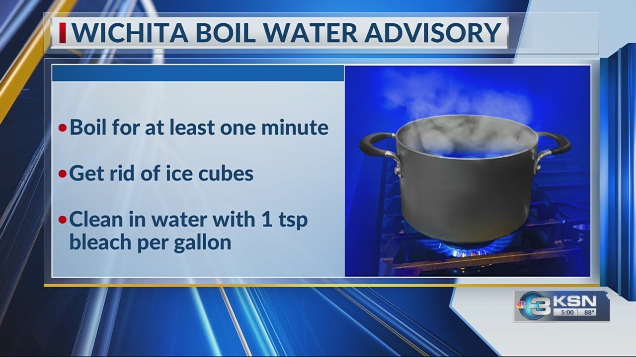 Boil water advisory issued for Wichita and Valley Center water YouTube