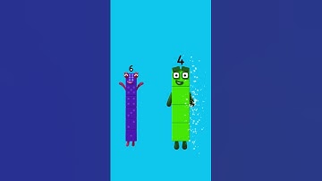 Numberblocks STEP SQUAD NUMBER 10 | 1 + 2 + 3 + 4 = 10 | #shorts | NUMBERBLOCKS FANMADE