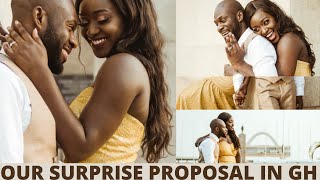 SURPRISE PROPOSAL IN GH 🇬🇭 😍  *BEAUTIFUL!*