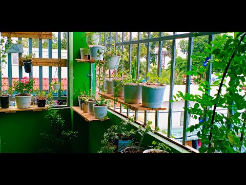 Video Silent Vlog |Tự làm khu vườn nhỏ ở ban công với gỗ... - YouTube
