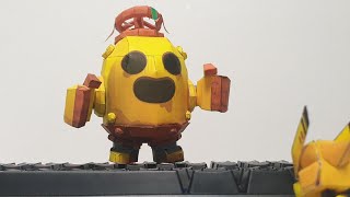 Brawl Stars Robo Spike Papertoy Art, #BrawlArt 브롤스타즈 로보 스파이크 만들기 papercraft 종이모형, ブロスタ БРАВЛСТАРС