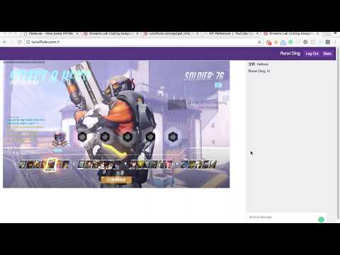 Demonstration of coding assignment for StreamLabs