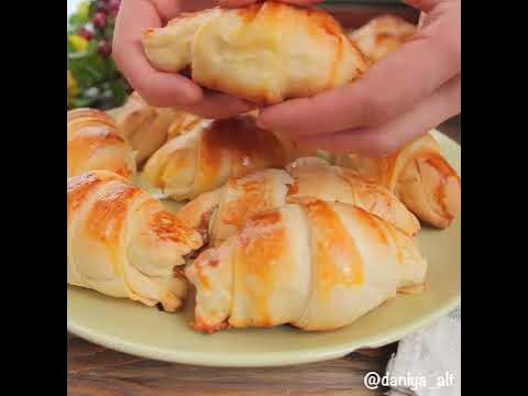Легкий рецепт круассанов | Как приготовить слоеное тесто для круассанов ...