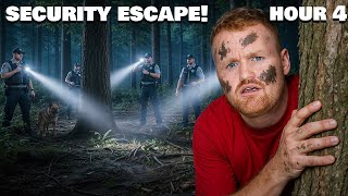 SECURITY CHASED US ALL NIGHT! theme park overnight challenge!
