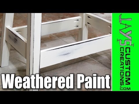 How To Get An Antique/Weathered Paint Finish - 131