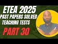 ETEA past papers solved in easy way, trick and tip for solving test | part 30