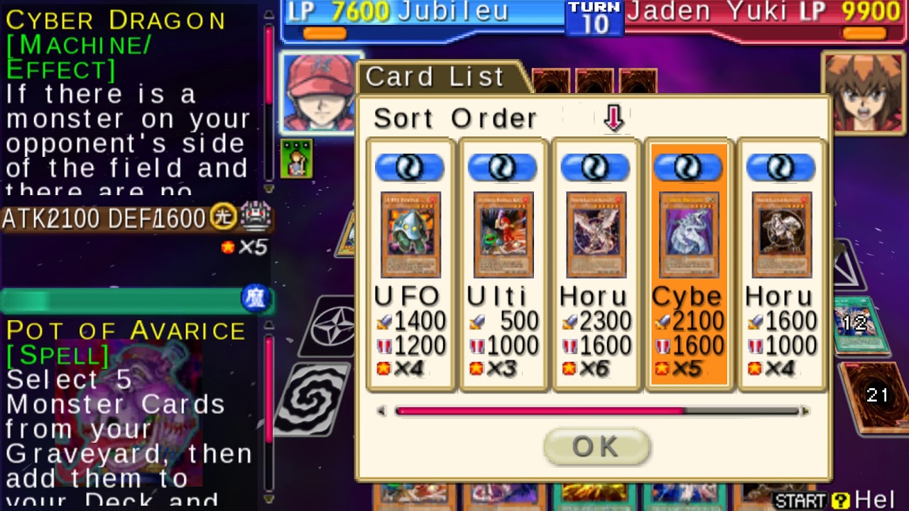 YuGiOh! GX Tag Force Deck Horus YouTube