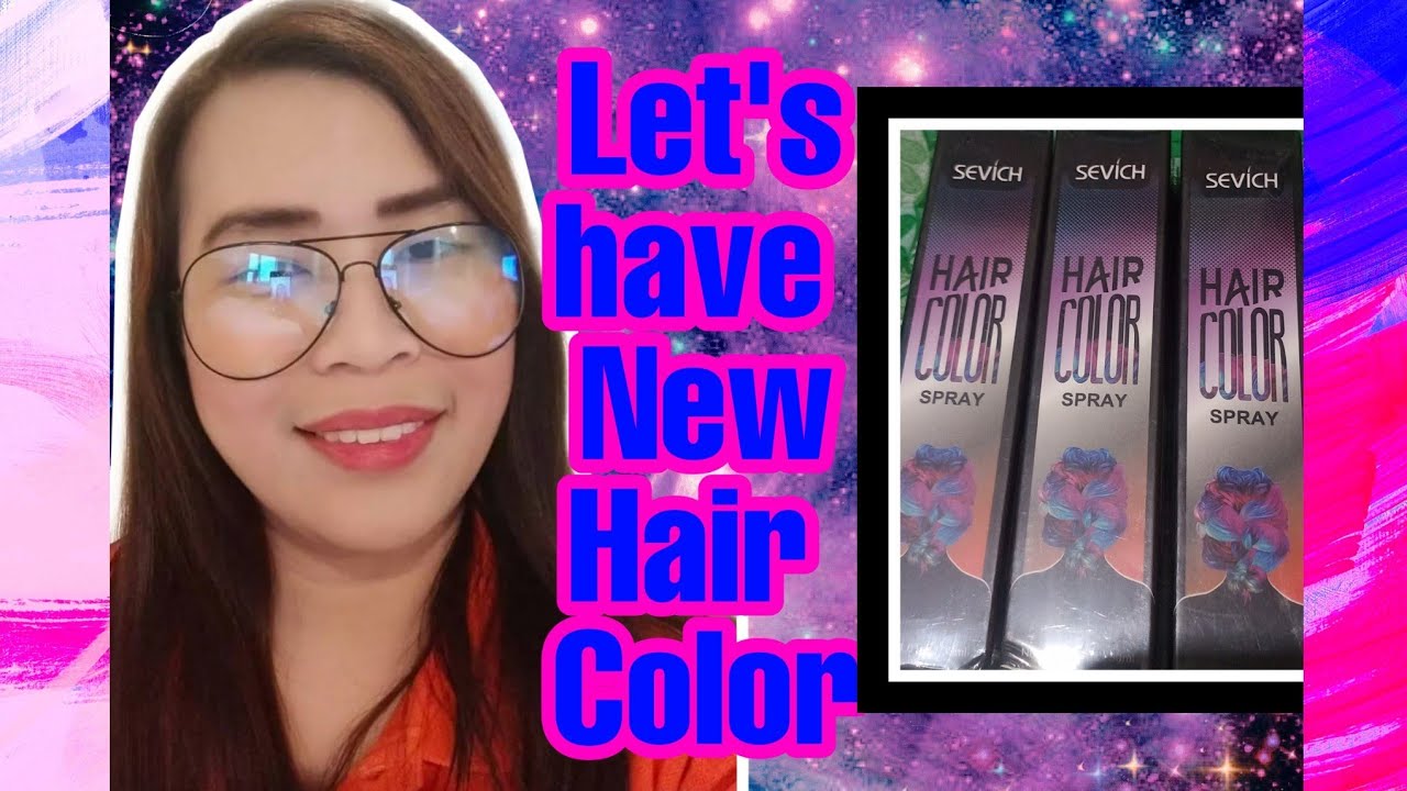 How to use Sevich Hair Color Spray YouTube