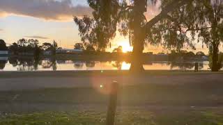 Sunset Albert Park Formula 1 Preparations
