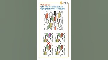 Q57 of UCEED 23 solved. #UCEED #CEED #NID #NIFT #NATA #onlineclasses #designEntranceExams