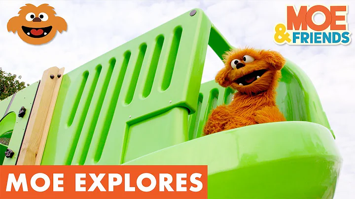 Moe Explores A Playground | Kids Learn How a Playground is Built | #MoeExplores
