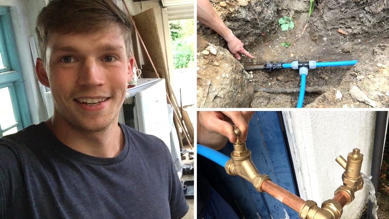 Extending Mains Water Supply For Garage Conversion YouTube
