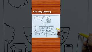 Environment Day Drawing Easy / World Environment Day Poster / Save Environment #shorts