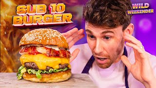 MIKE'S LOBSTER BURGER!! | Sub 10 Minute Burger Challenge!! Ep. 12