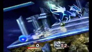 Super Smash Bros Brawl : Sonic vs Wolf
