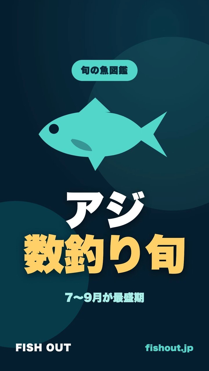 【広島釣り】アジは7〜9月が最盛期｜堤防アジングの時期とポイントを30秒解説