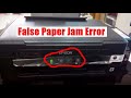 🛠How to fix paper jam Or False Error in Epson printer? All light Flashes then Fix Paper Jam Error