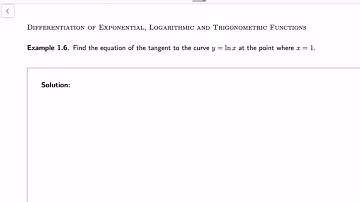 Equation of the tangent y=lnx at x=1/2