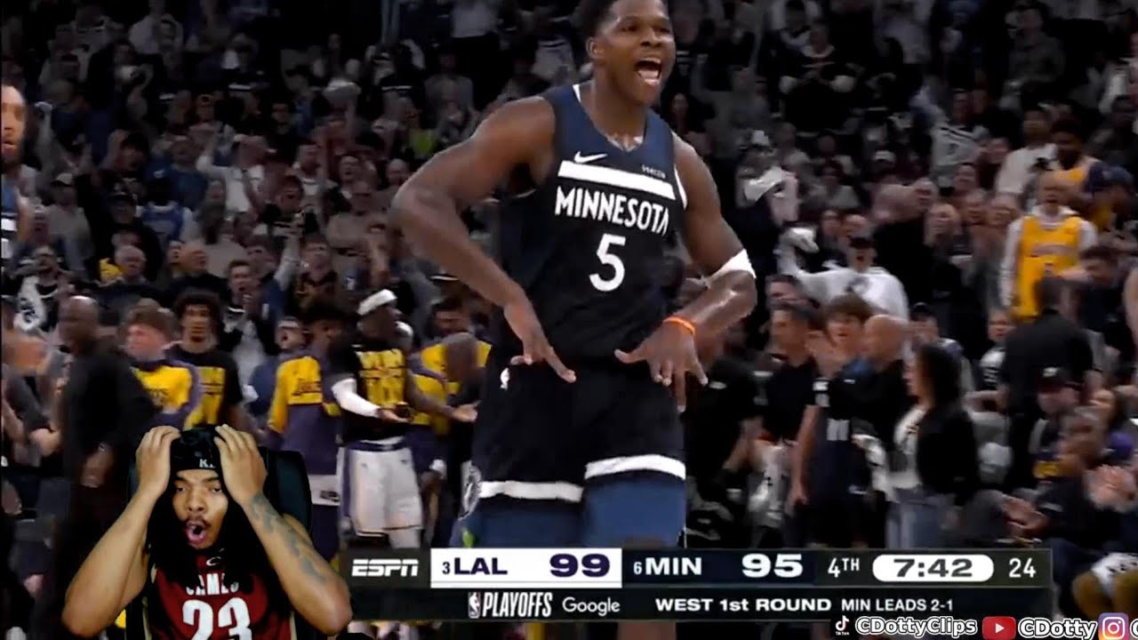 LeBron Fan LIVE Reaction To Ant-Man Drop 50 vs Lakers & Timberwolves ...