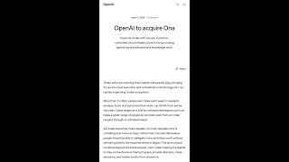 OpenAI acquires Ona (Gitpod) for long-running Codex agents #Shorts