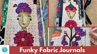 Funky Fabric Journal Cover