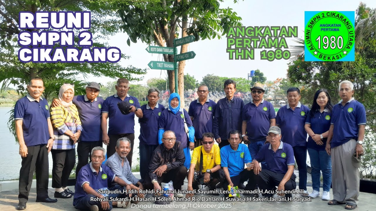 REUNI SMPN 2 Angkatan th 1980 Cikarang utara Bekasi