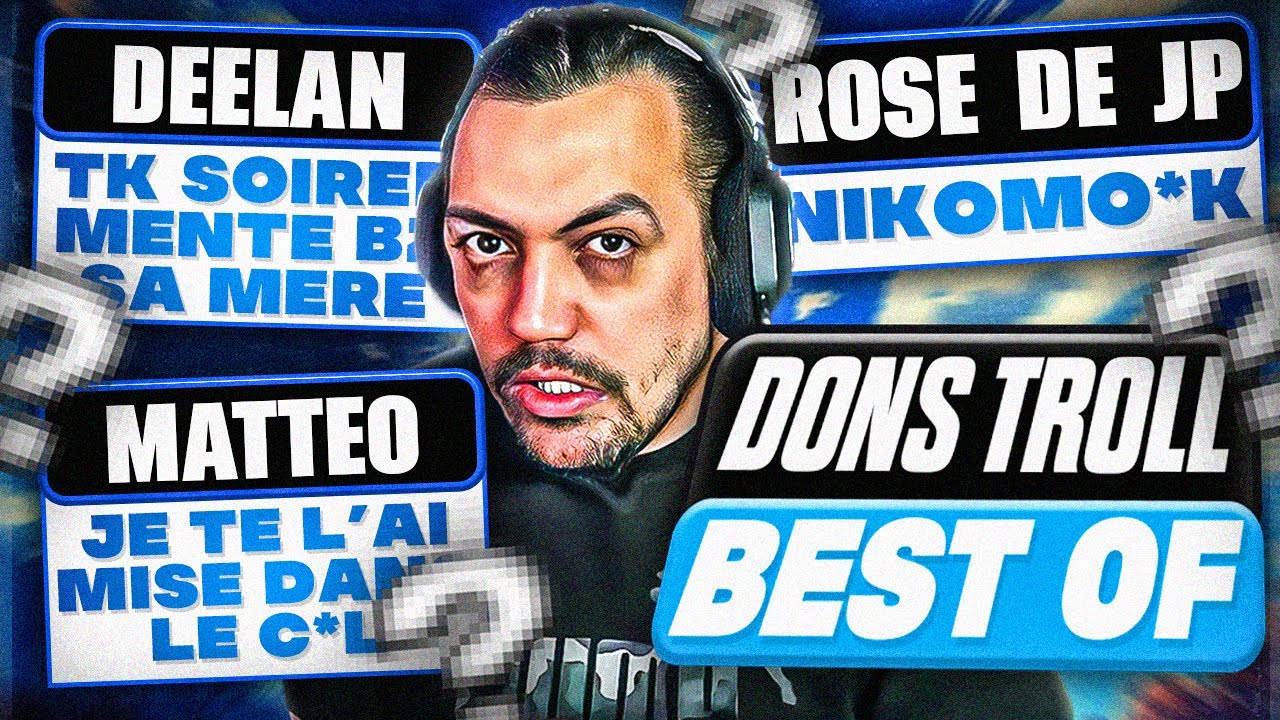 TK CASSE SON BUREAU A CAUSE DES DONS 🤣 LES MEILLEURES DONS TROLLS - BESTOF THEKAIRI78